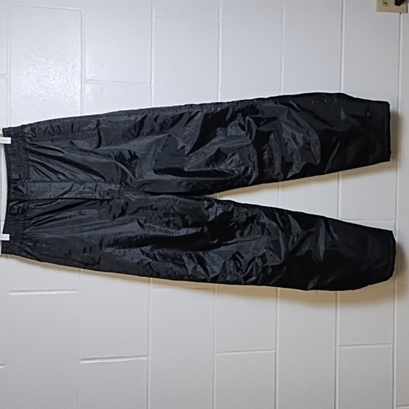 Sandy River Snowmobile Snow Pants Black Quilted Lining Pockets Zip Fly Med - Picture 1 of 11